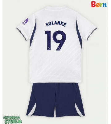 Tottenham Hotspur Dominic Solanke #19 Replika Babytøj Hjemmebanesæt Børn 2026-27 Kortærmet (+ Korte bukser)